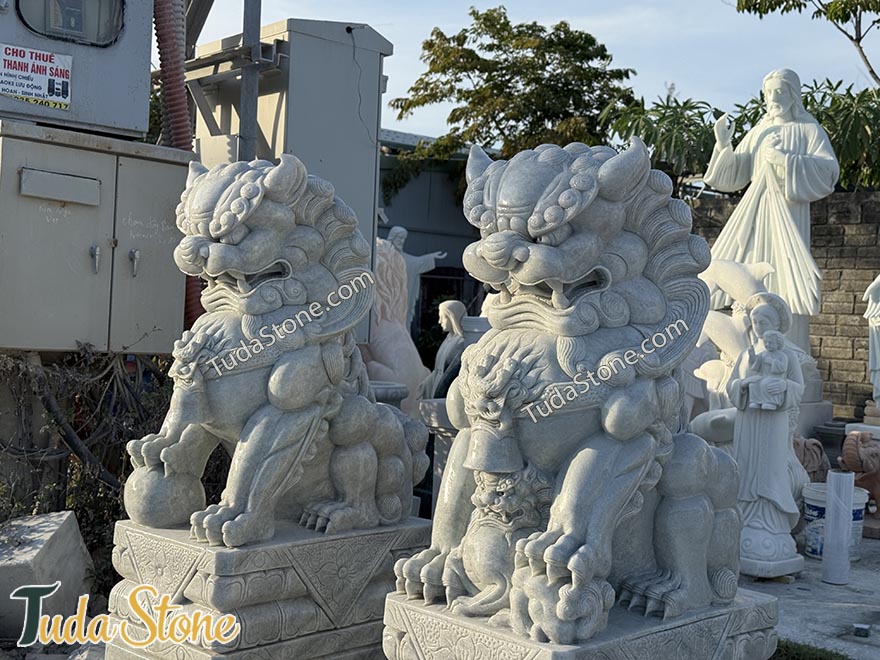 Tượng Kỳ Lân đá tự nhiên (KL-23)