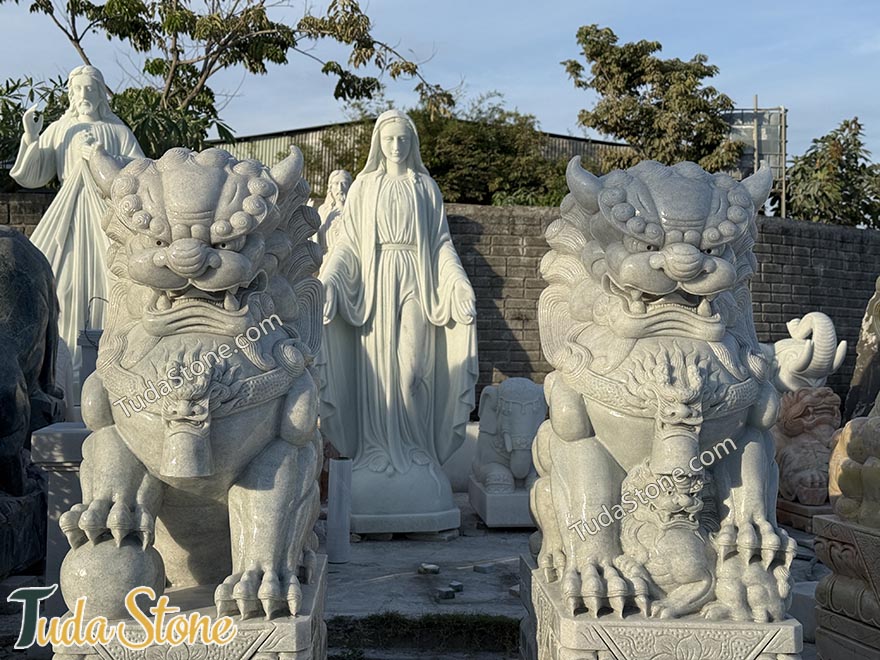 Tượng Kỳ Lân đá tự nhiên (KL-23)