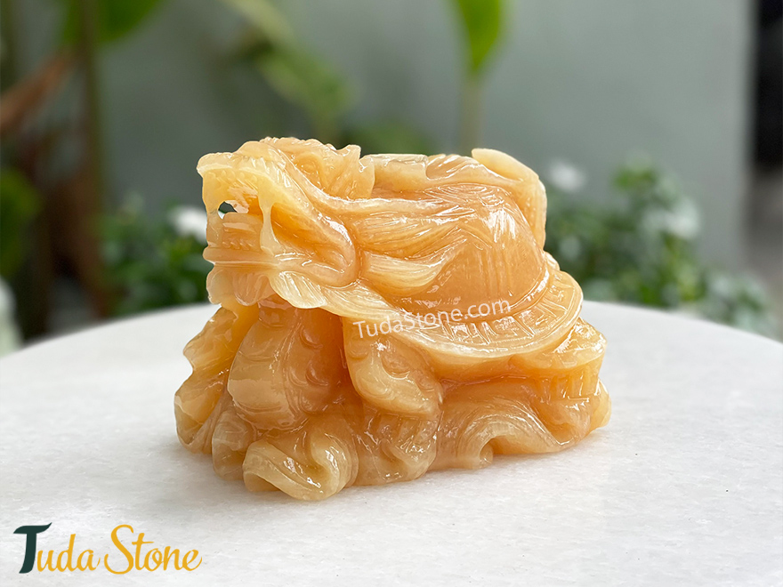 Long Quy Hoá Rồng bằng Đá Ngọc Hoàng Long