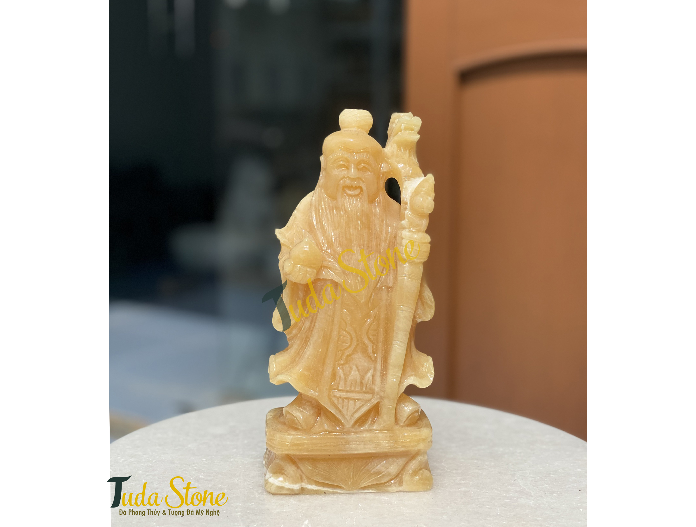 Tượng Phúc Lộc Thọ bằng Đá Ngọc Hoàng Long (PLT-01)