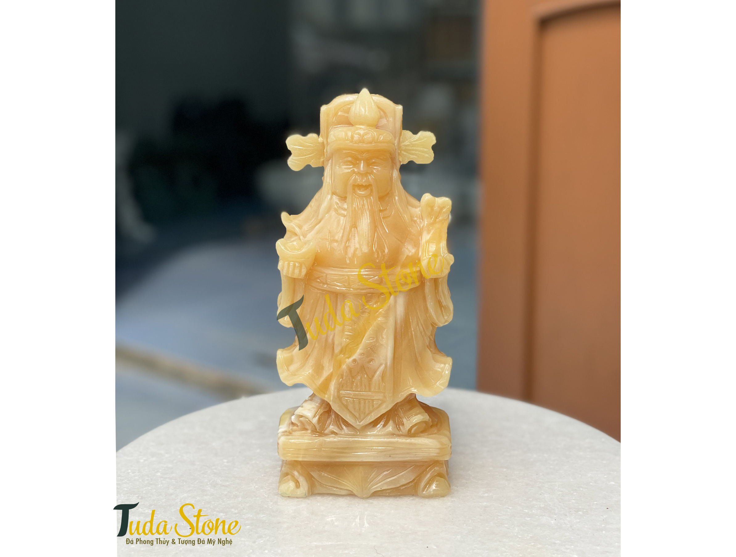 Tượng Phúc Lộc Thọ bằng Đá Ngọc Hoàng Long (PLT-01)