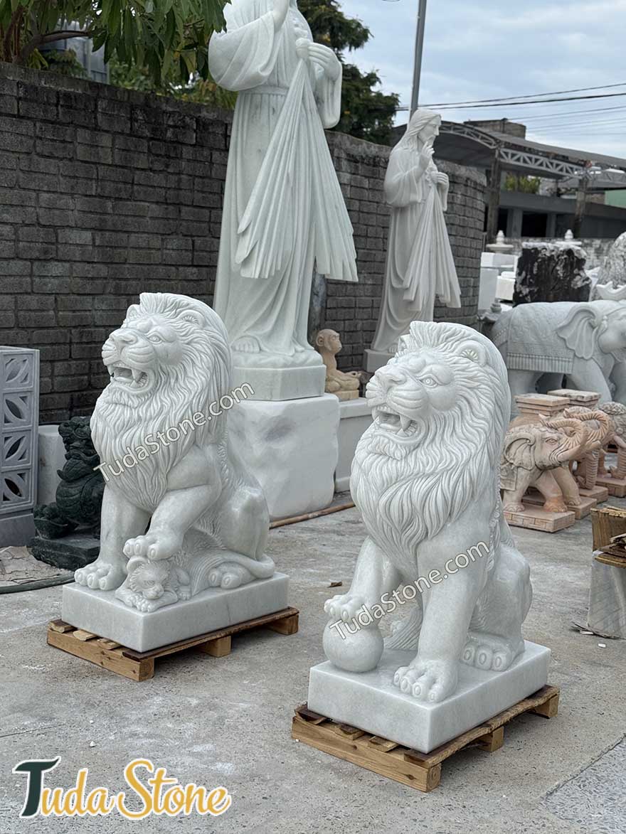 Tượng Sư tử đá phong thuỷ (ST-6)