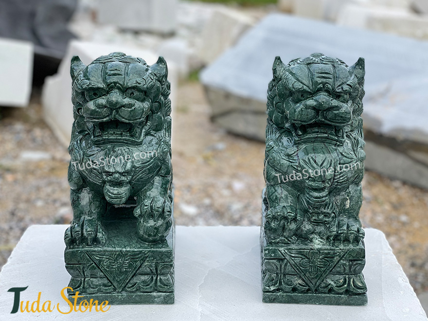 Tượng Kỳ Lân bằng Đá Xanh Ấn Độ