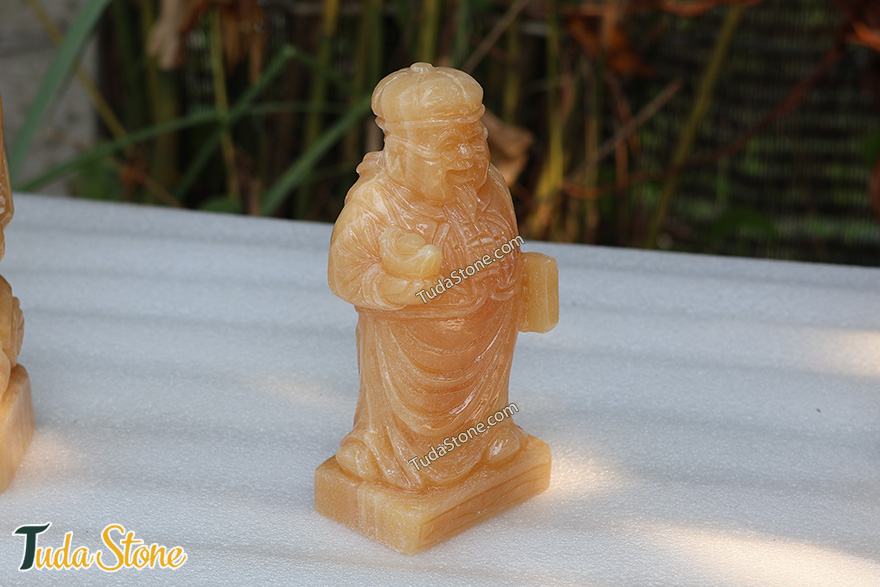 Tượng Quản Gia bằng đá tự nhiên (15cm)