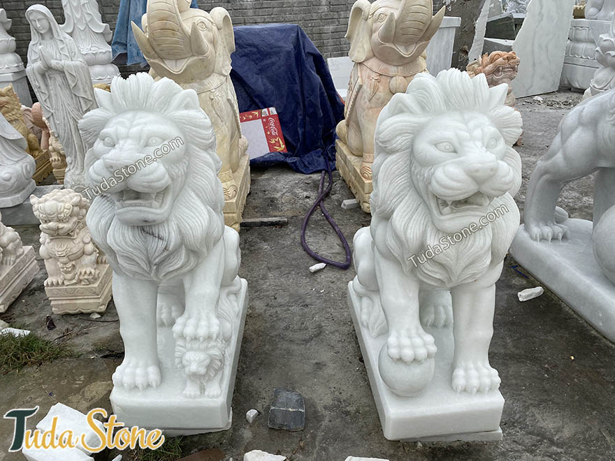 Tượng Sư tử đá Phong thuỷ (ST-02)
