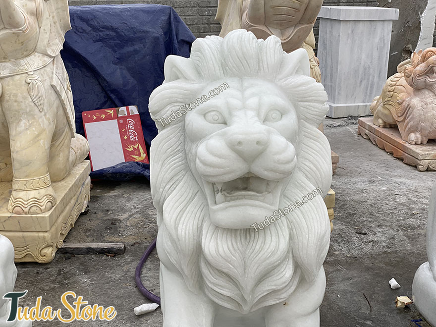 Tượng Sư tử đá Phong thuỷ (ST-02)