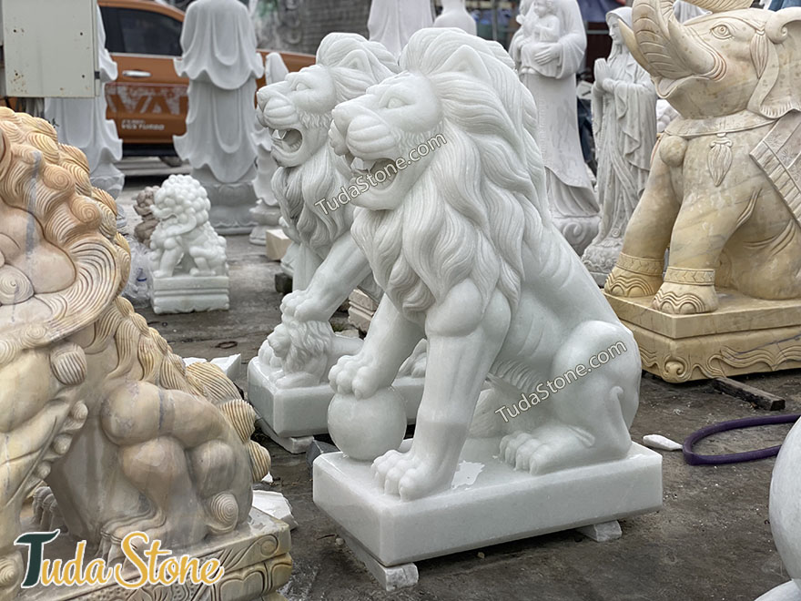 Tượng Sư tử đá Phong thuỷ (ST-02)