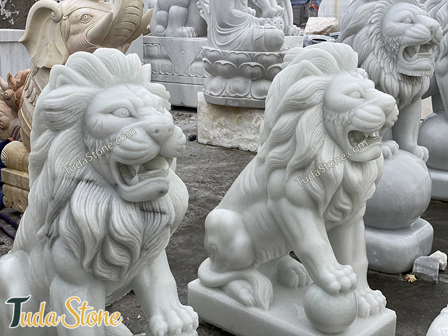 Tượng Sư tử đá Phong thuỷ (ST-02)