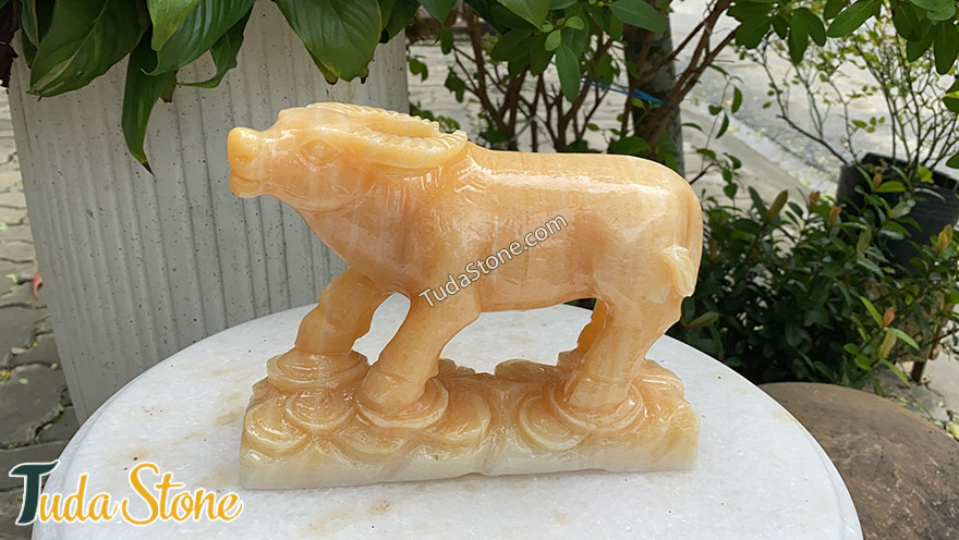 Tượng Trâu phong thủy bằng đá tự nhiên