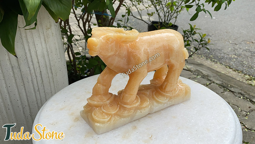 Tượng Trâu phong thủy bằng đá tự nhiên