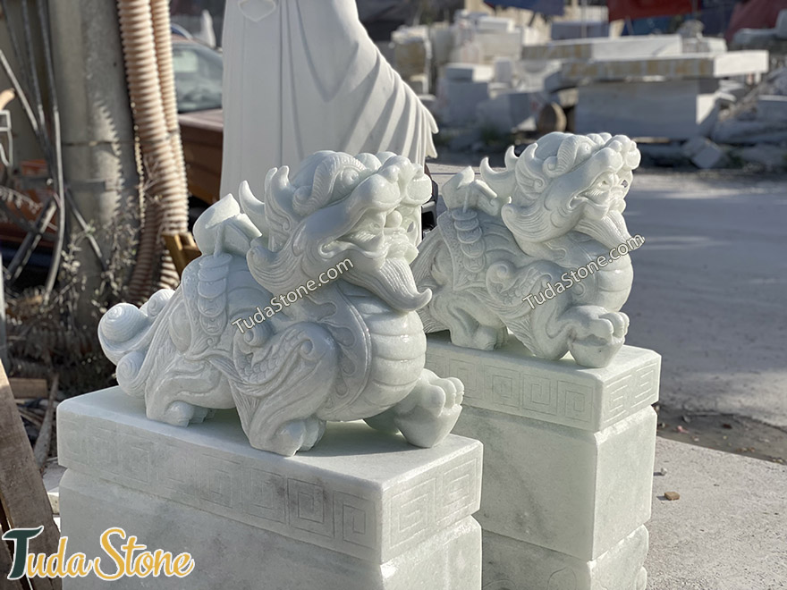 Tỳ Hưu Đá Cẩm thạch tự nhiên