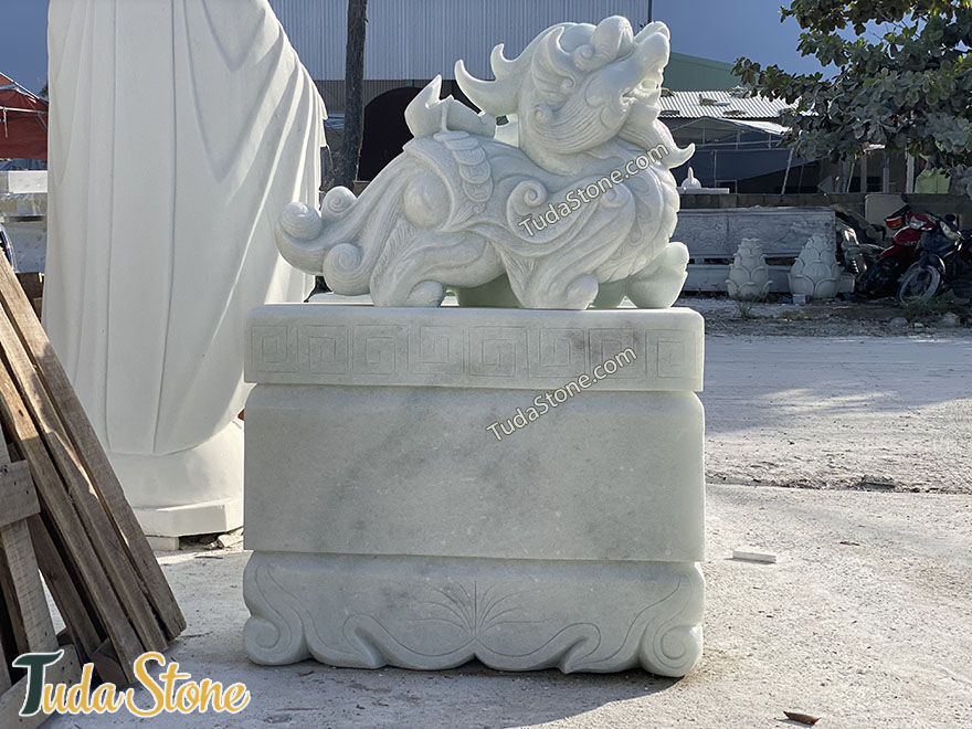 Tỳ Hưu Đá Cẩm thạch tự nhiên