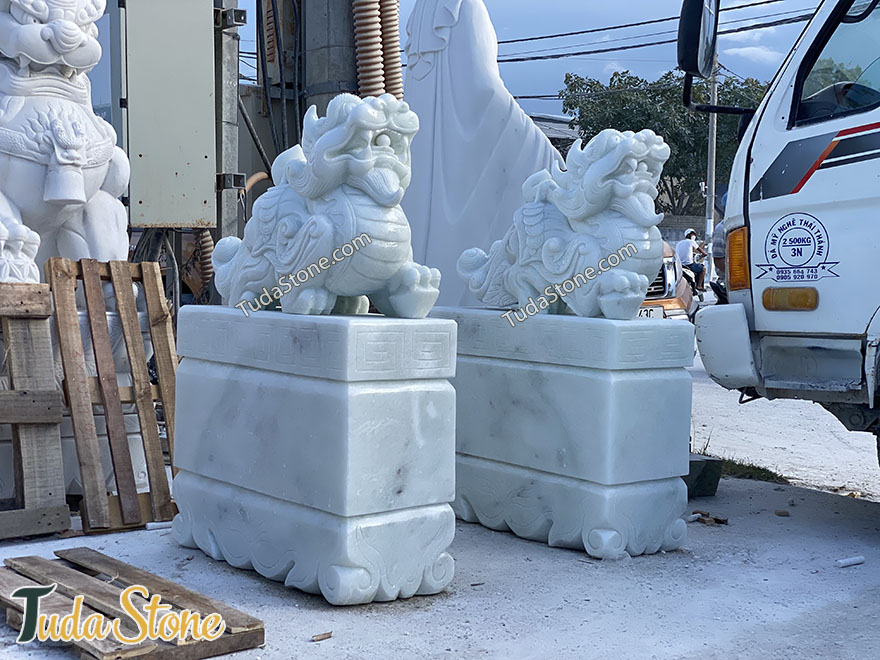 Tỳ Hưu Đá Cẩm thạch tự nhiên